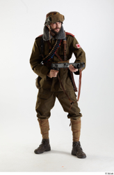  Owen Reid WWII Army Pose aiming gun 